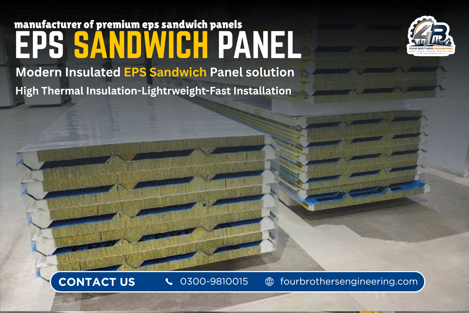 EPS cold storage panel Pakistan
