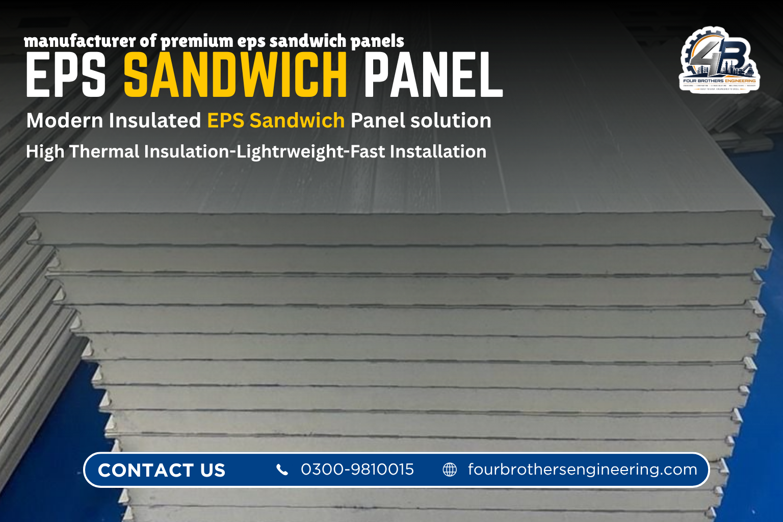 eps sandwich panel price in Pakistan