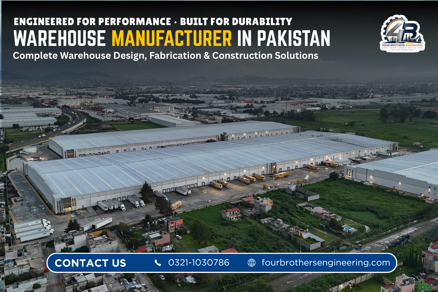 Factory warehouse construction Pakistan