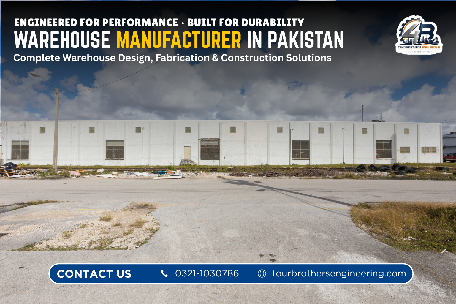 Pre engineered building Pakistan warehouse site