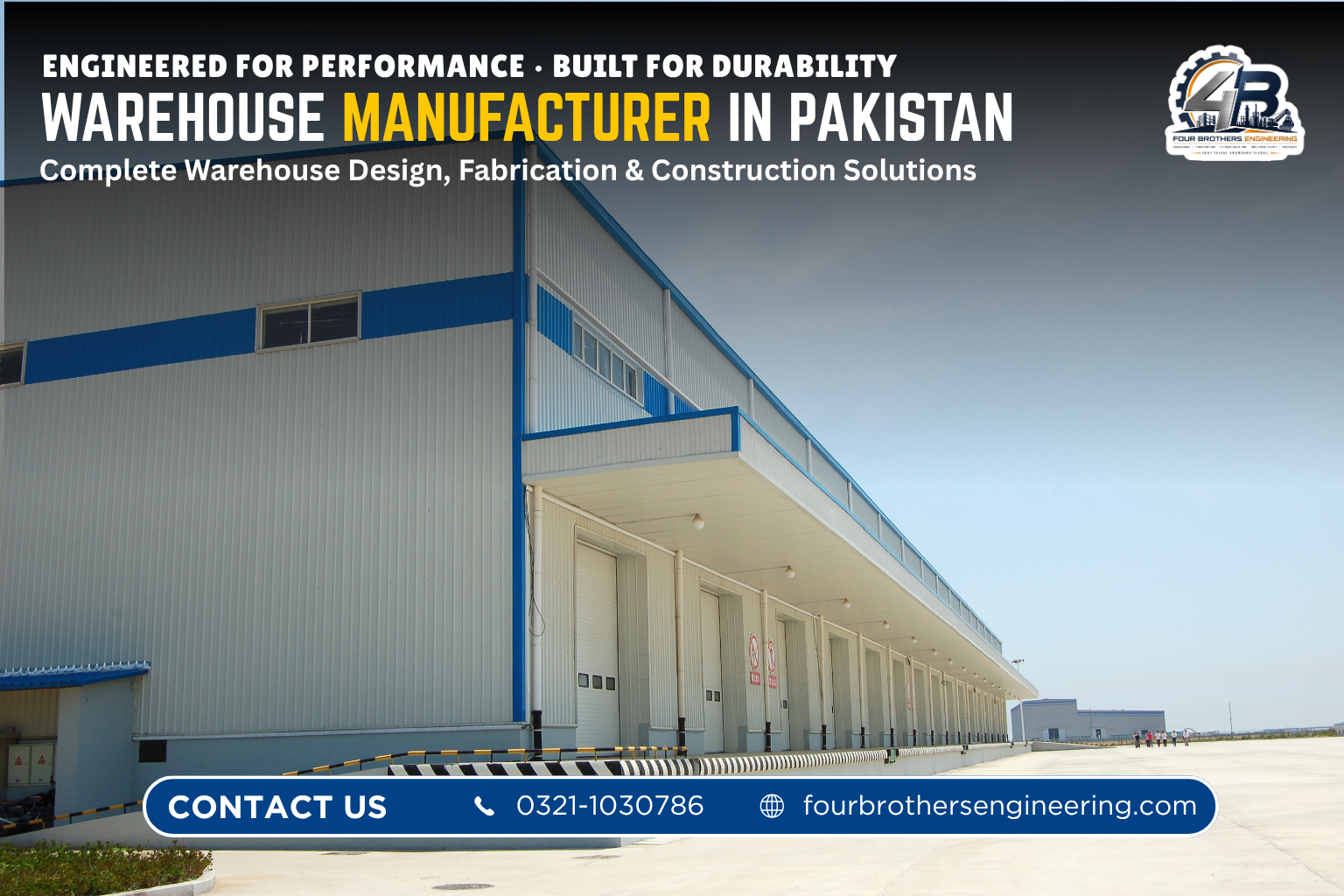 Steel warehouse for sale in Pakistan