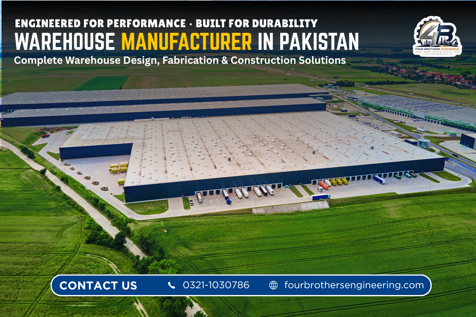 Warehouse construction company Pakistan site progress