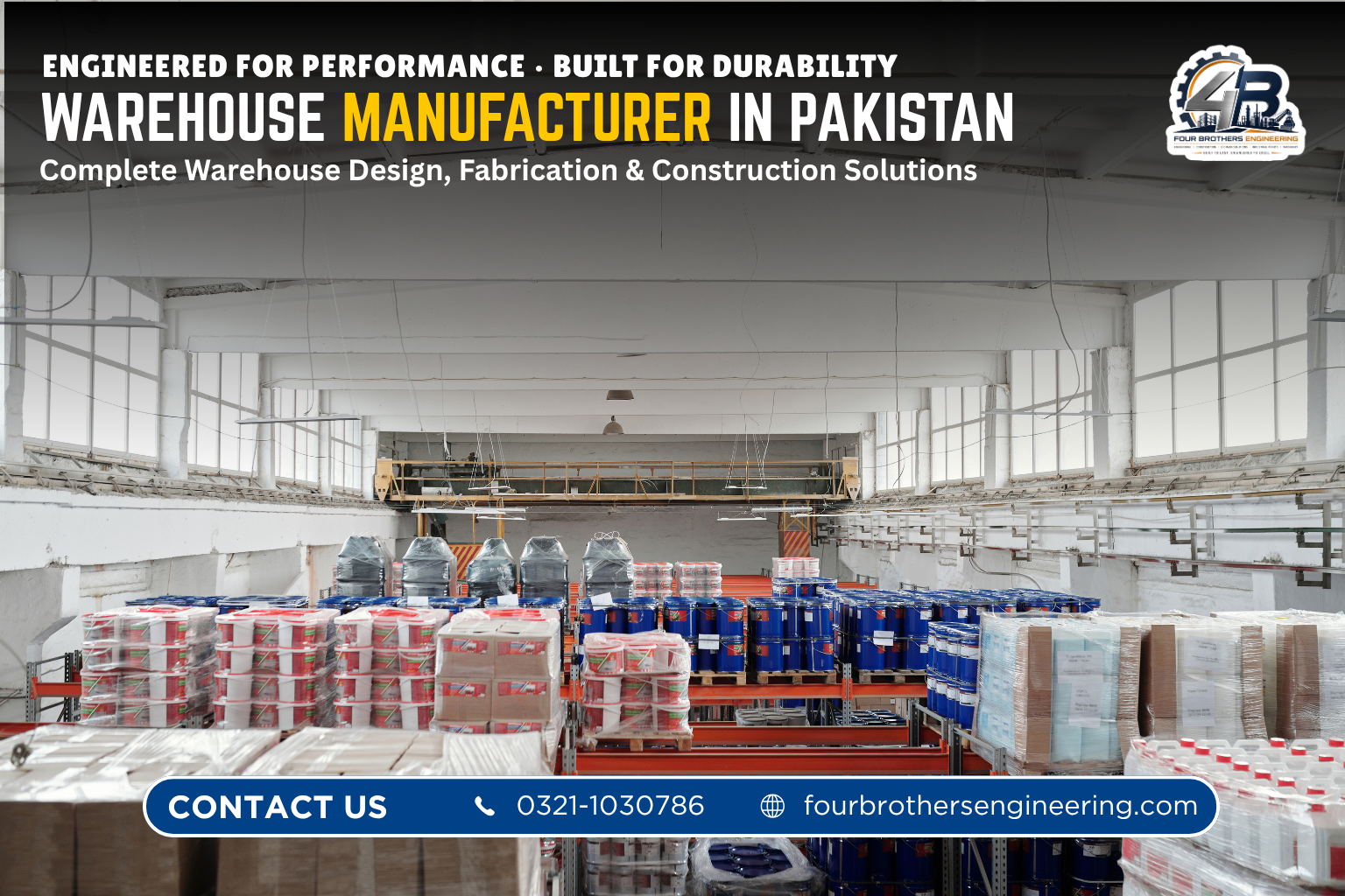 Storage warehouse Pakistan interior space