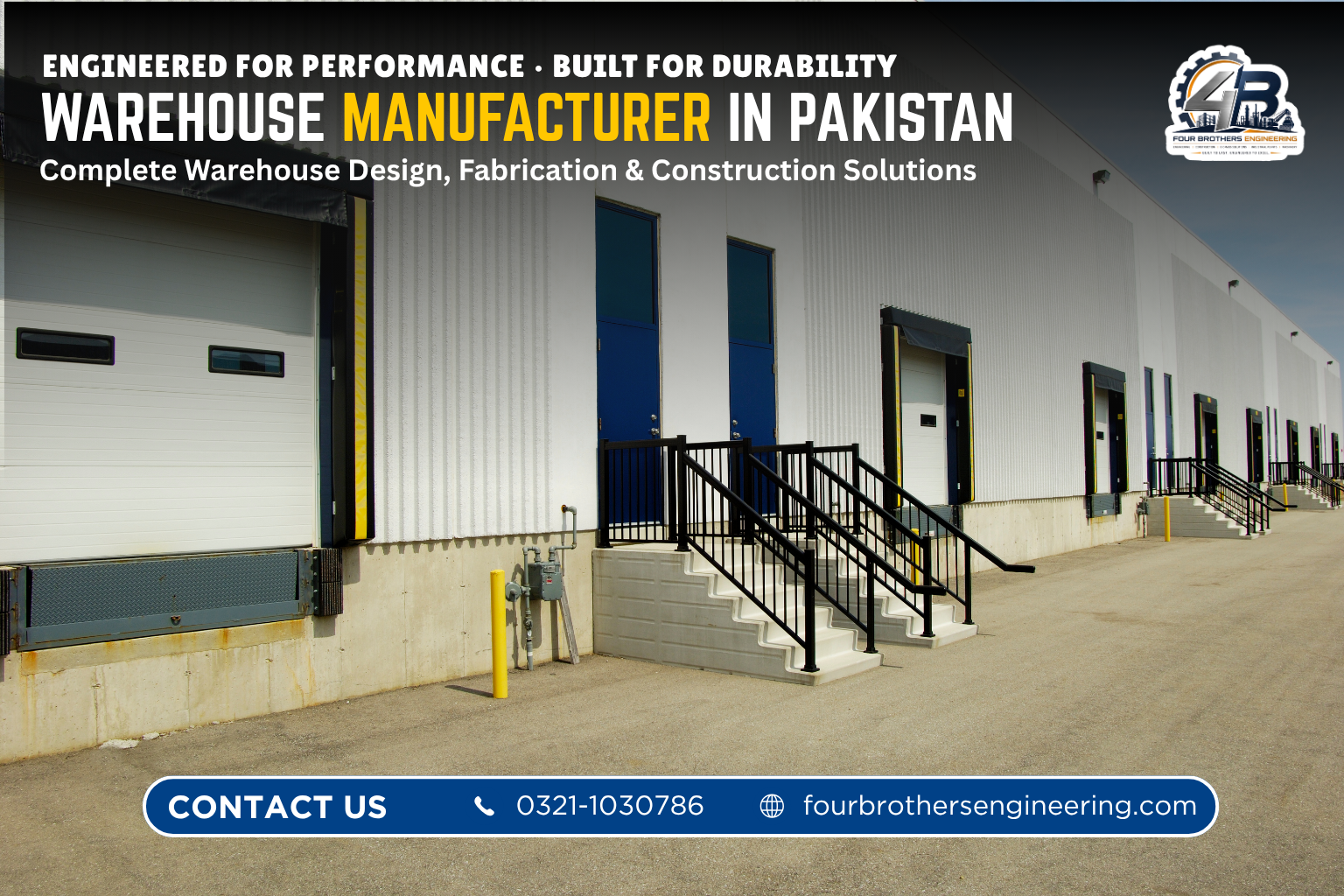 Warehouse building Pakistan roller shutter doors