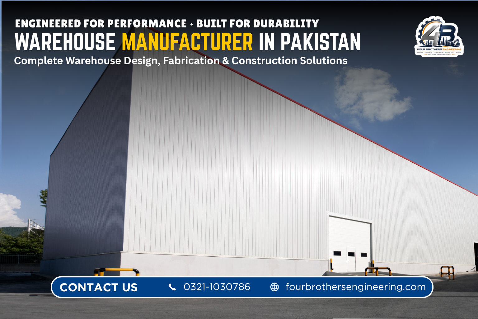 Warehouse construction company Pakistan final structure