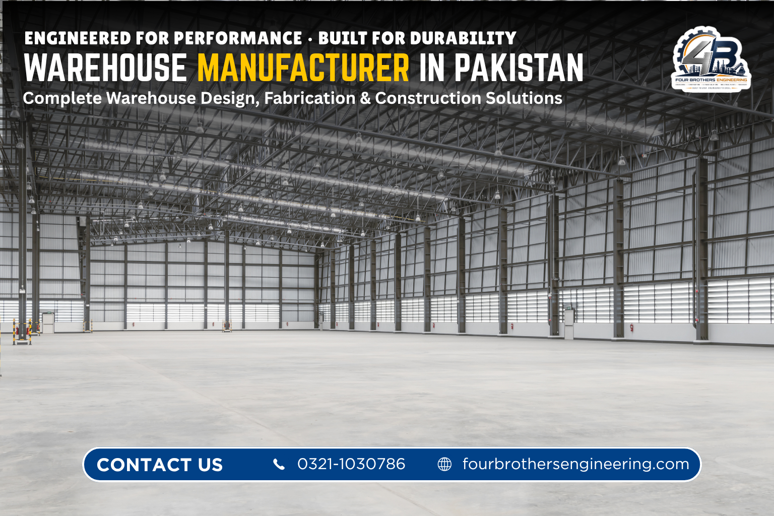 Commercial warehouse Pakistan for logistics and distribution