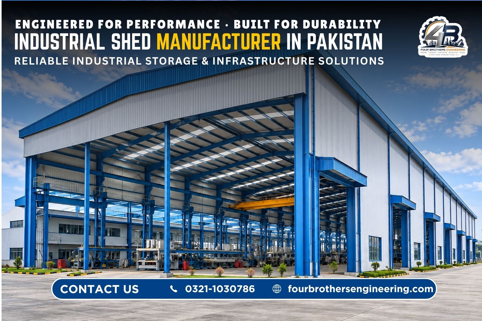 PEB shed manufacturer in Pakistan - pre engineered steel building