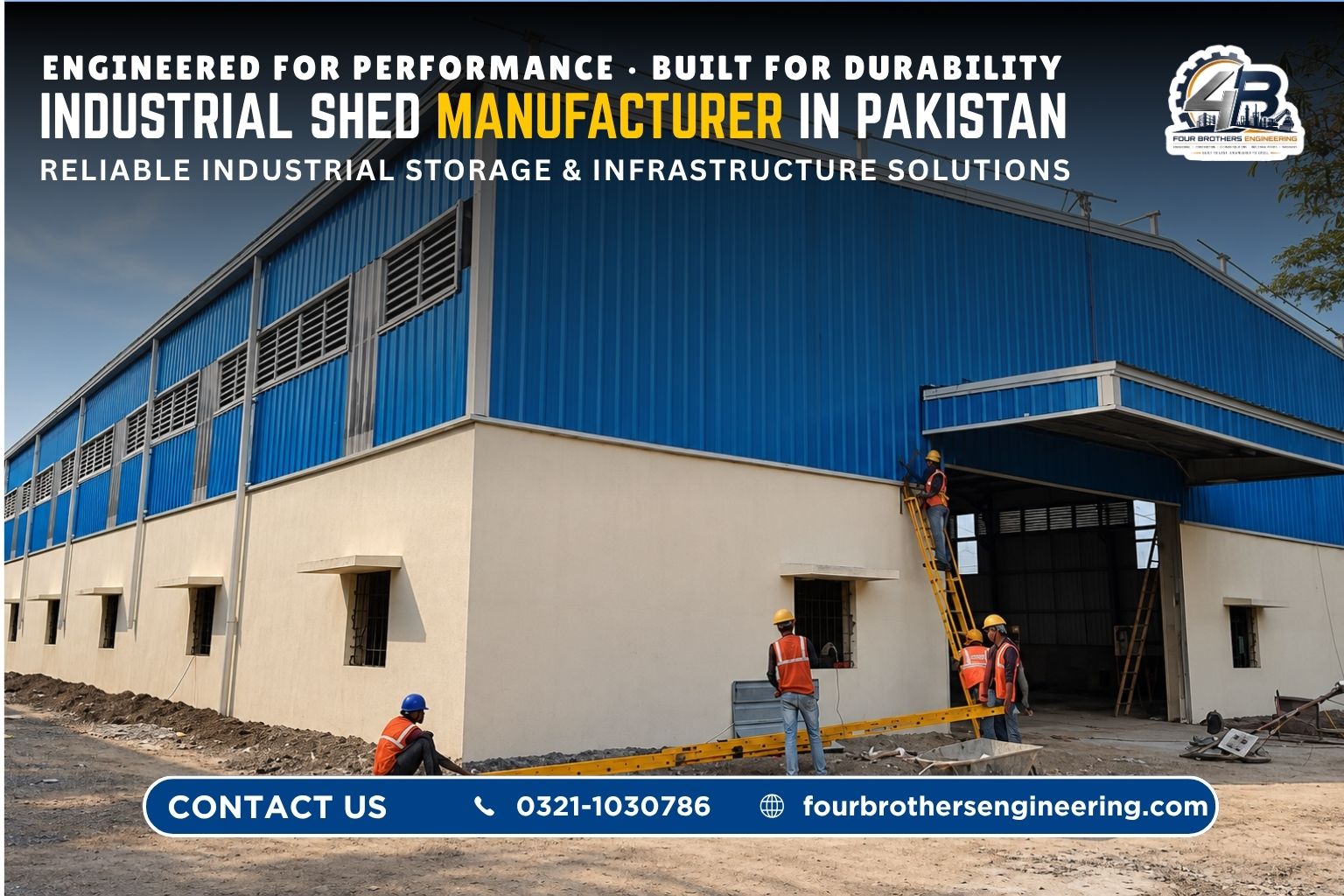 PEB shed manufacturer in Pakistan - pre engineered steel building